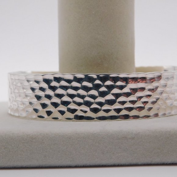 SILPADA HAMMERED STERLING SILVER CUFF BRACELET - Picture 3 of 13